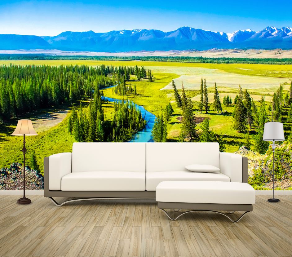 Wallpaper Murals Peel and Stick Removable Stunning Landscape View High Quality