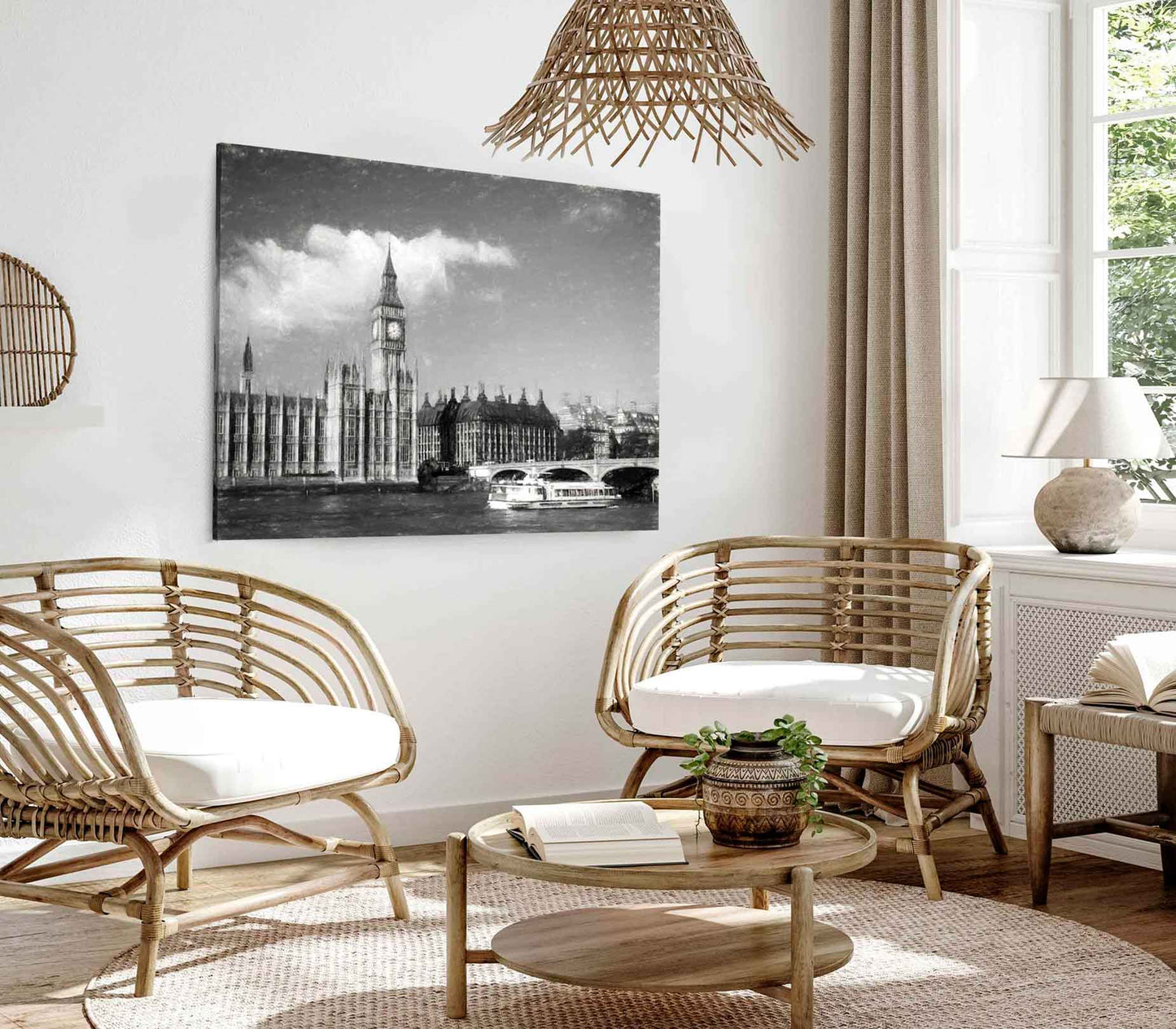 Bella Home Big Ben in London United Kingdom Print Canvas Ready to hang