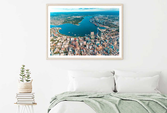 Aerial View of Dar es Salaam City Photograph Home Decor Premium Quality Poster Print Choose Your Sizes