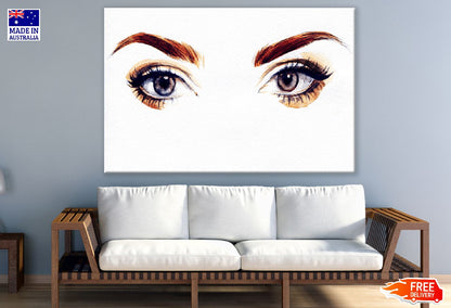 Woman Eye Closeup Watercolor Painting Print 100% Australian Made