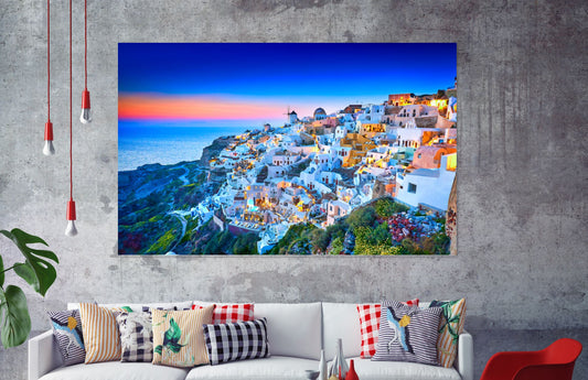 Santorini Greece Print 100% Australian Made