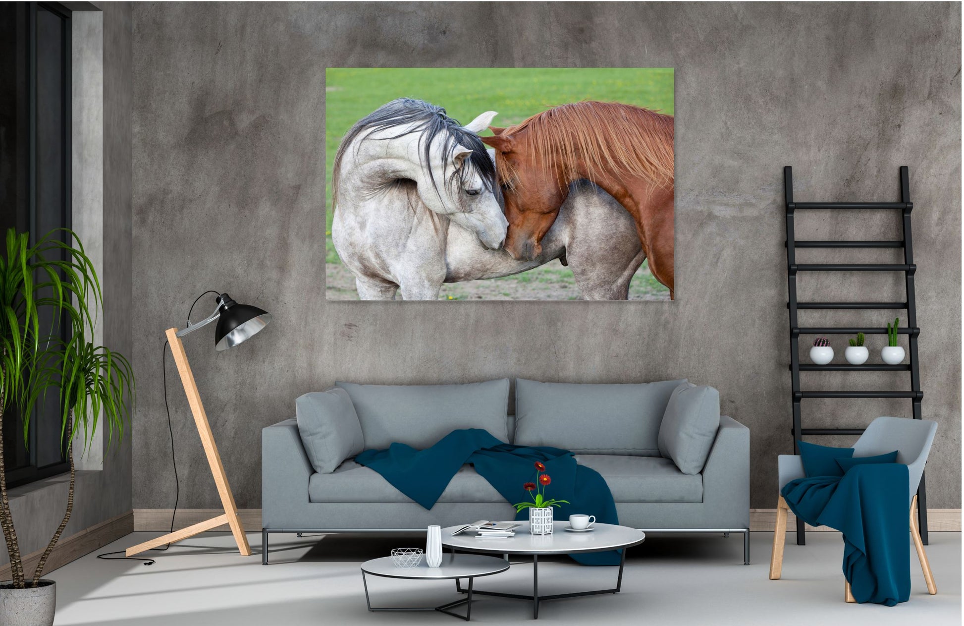 Horses couple Print 100% Australian Made