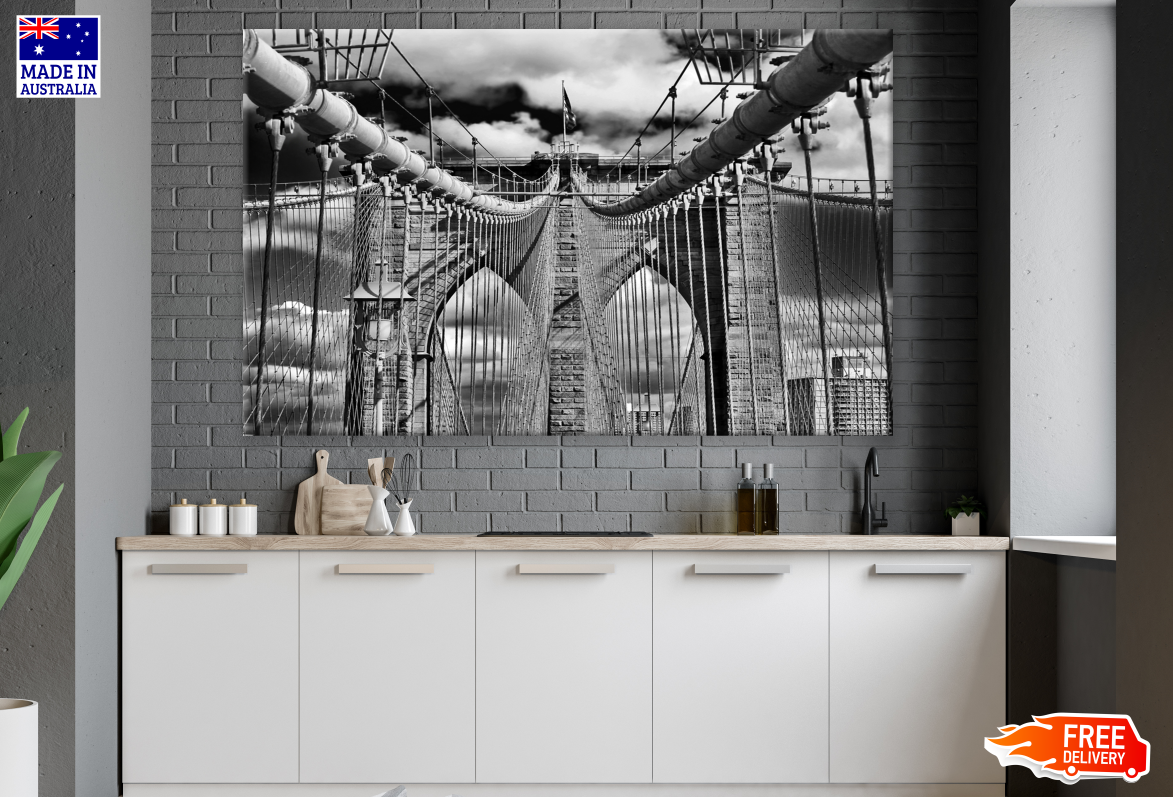 B&W Bridge Photograph Print 100% Australian Made