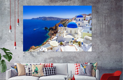 Santorini Greece Print 100% Australian Made