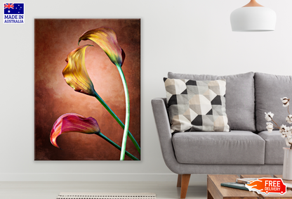 Colourful Lily Flowers Print 100% Australian Made