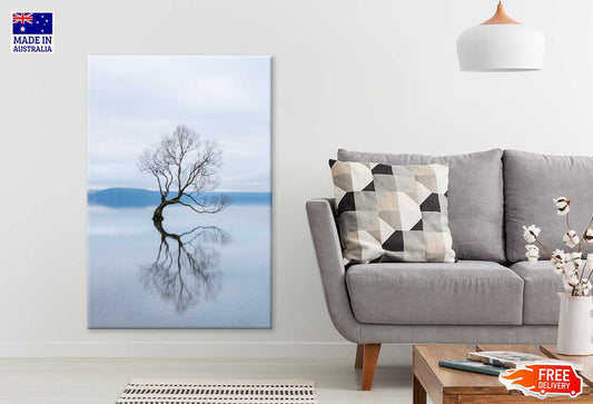 Wanaka Tree in Lake Photograph New Zealand Print 100% Australian Made