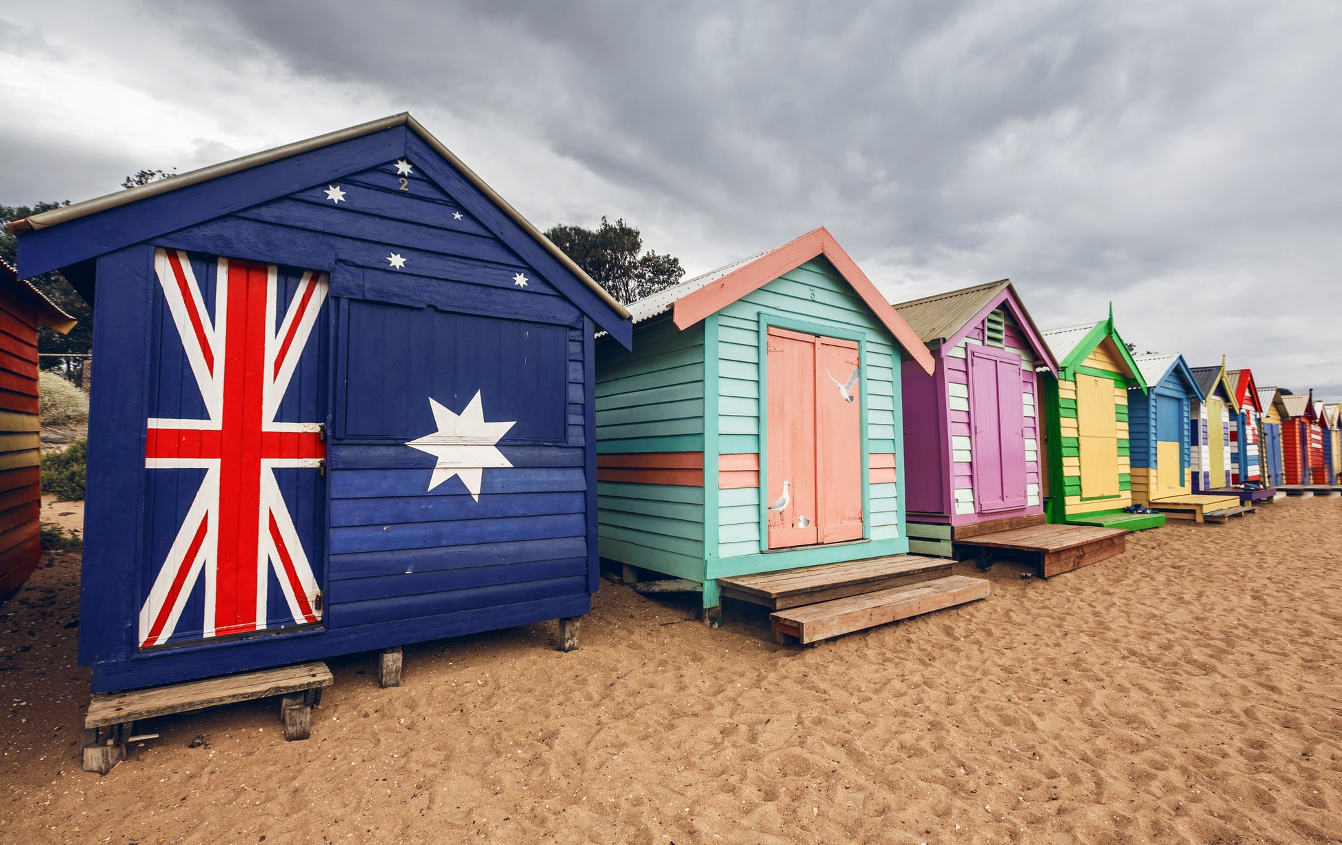 Colorful Beach Houses Photograph Print 100% Australian Made