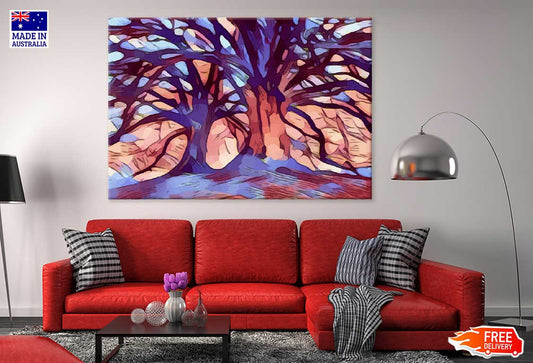 Willow Trees View Illustration Print 100% Australian Made