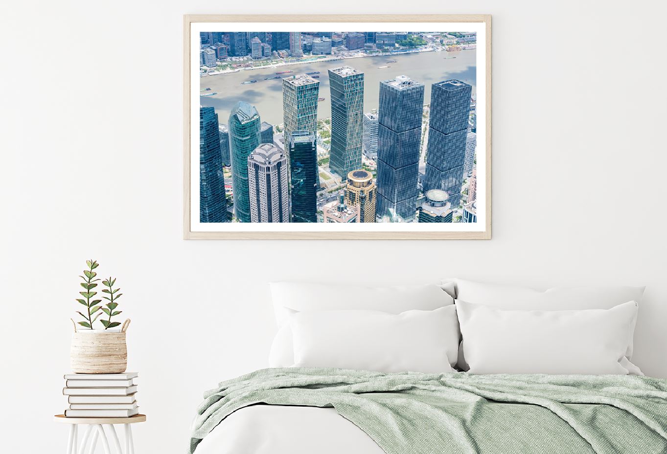 Highrise Buildings Lujiazui City View Photograph Home Decor Premium Quality Poster Print Choose Your Sizes