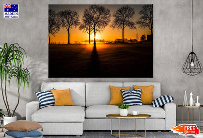 Trees & Sunset Scenery Photograph Print 100% Australian Made