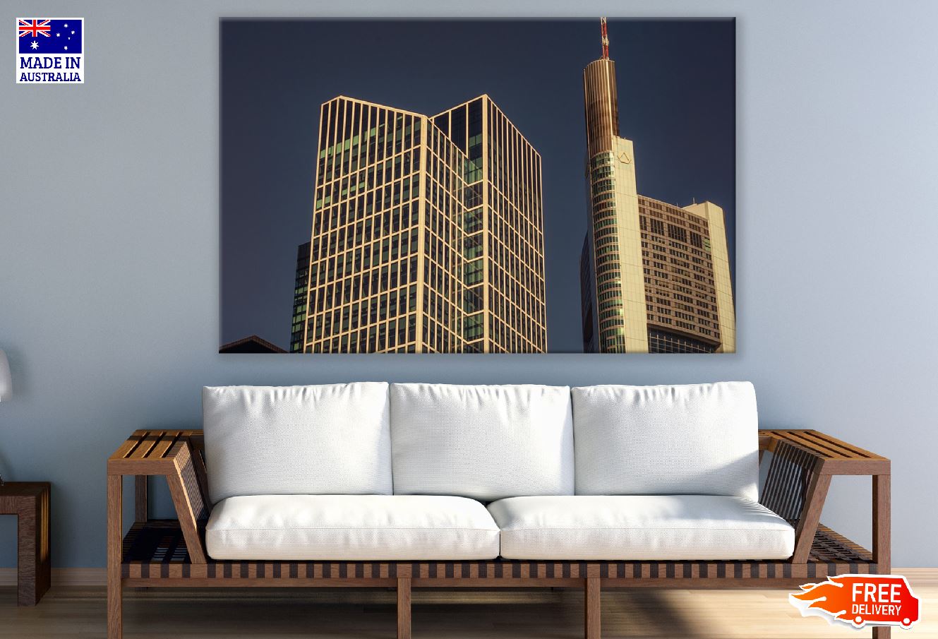 Frankfurt Building View Photograph Print 100% Australian Made