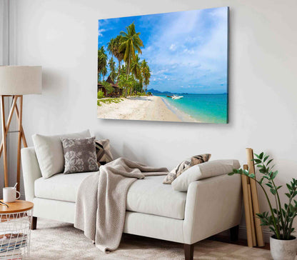 Bella Home Thailand, Koh Mook Island Tropical Beach Print Canvas Ready to hang