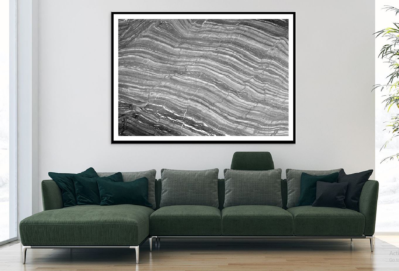 Dark Grey Marble Abstract Design Home Decor Premium Quality Poster Print Choose Your Sizes