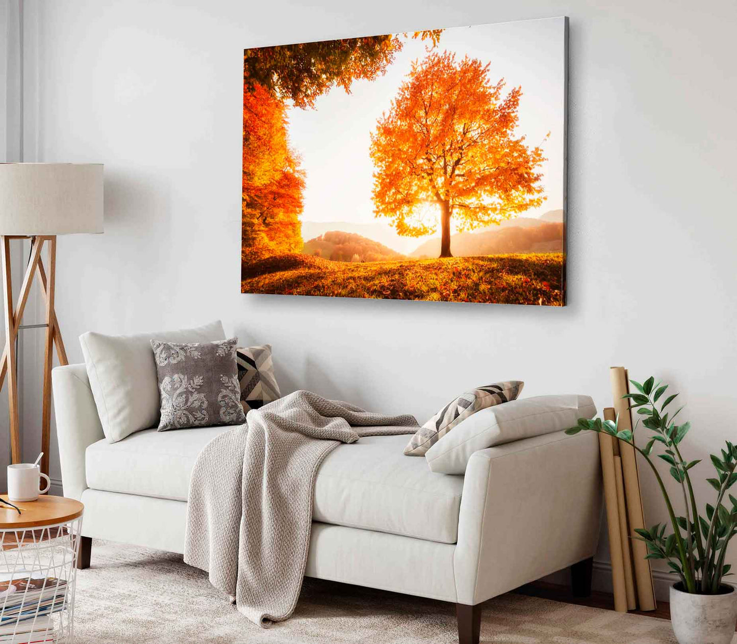 Bella Home Dramatic Scene in Golden Hour Print Canvas Ready to hang