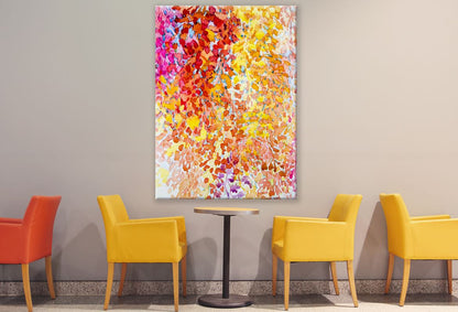 Abstract Flower Painting Print Ready to hang 100% Australian Made