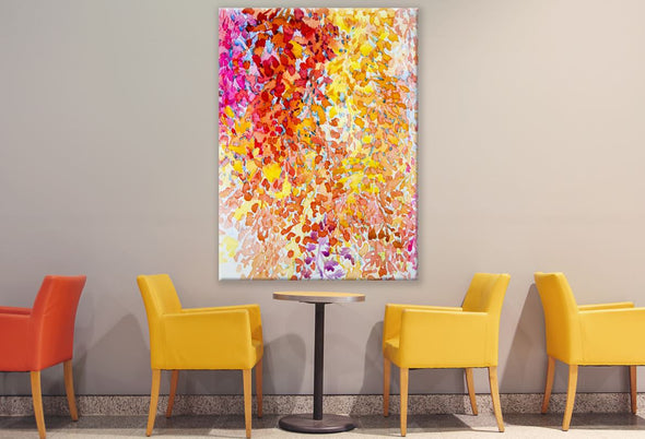 Abstract Flower Painting Print Ready to hang 100% Australian Made