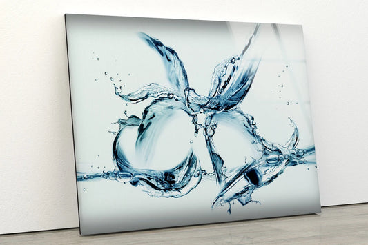 Water Design Acrylic Glass Print Tempered Glass Wall Art 100% Made in Australia Ready to Hang