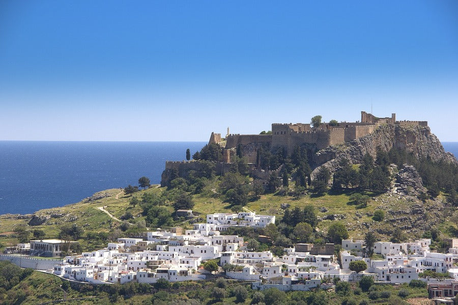 Acropolis of Lindos Greece Photograph Print 100% Australian Made