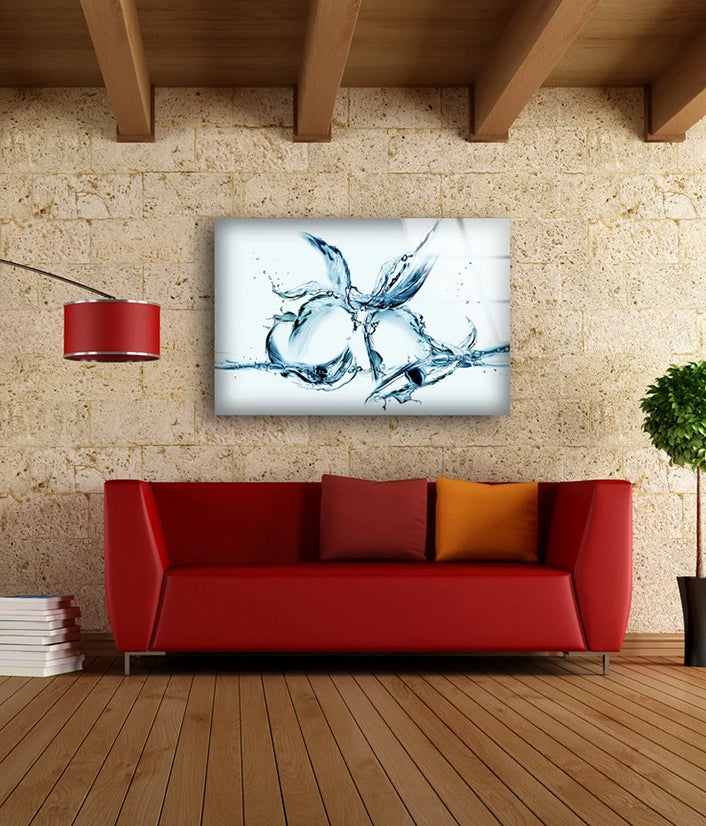 Water Design Acrylic Glass Print Tempered Glass Wall Art 100% Made in Australia Ready to Hang