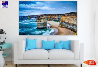 Stunning View of Beach & Land Photograph Print 100% Australian Made