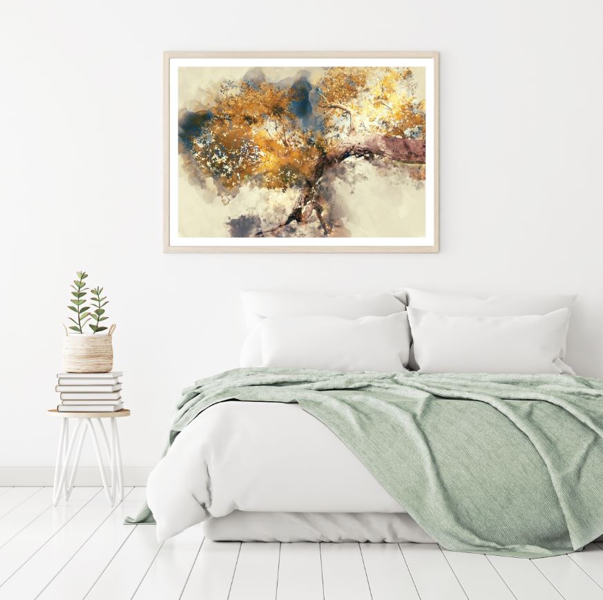 Colorful Abstract Watercolor Art Home Decor Premium Quality Poster Print Choose Your Sizes