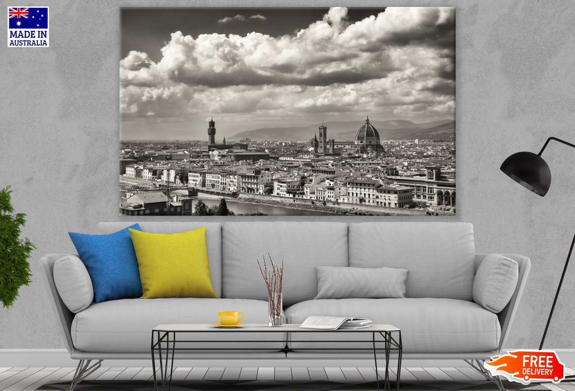 Old Town of Florence - Firenze in Italy Vintage Photograph Print 100% Australian Made