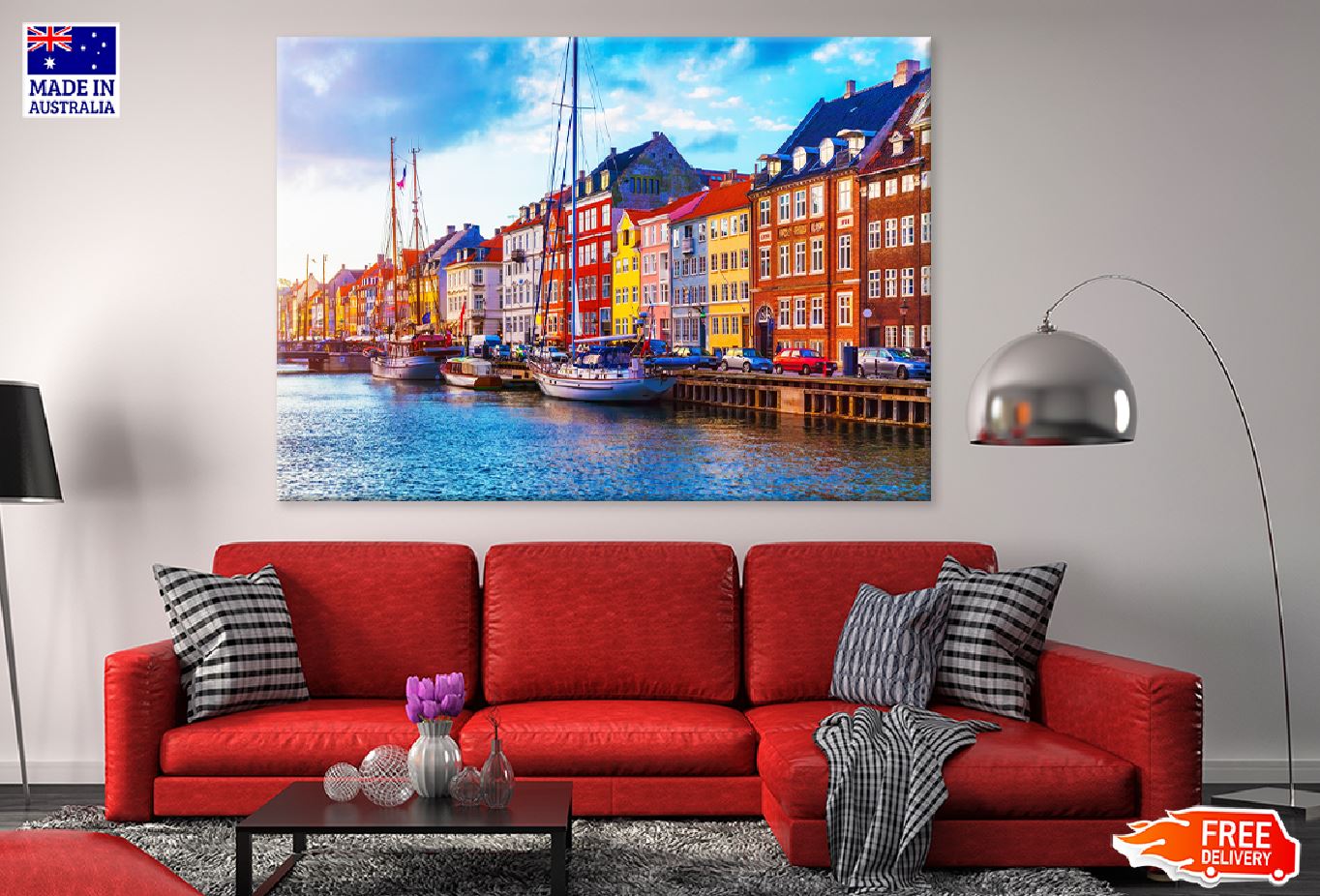 Old Town of Copenhagen Photograph Denmark Print 100% Australian Made