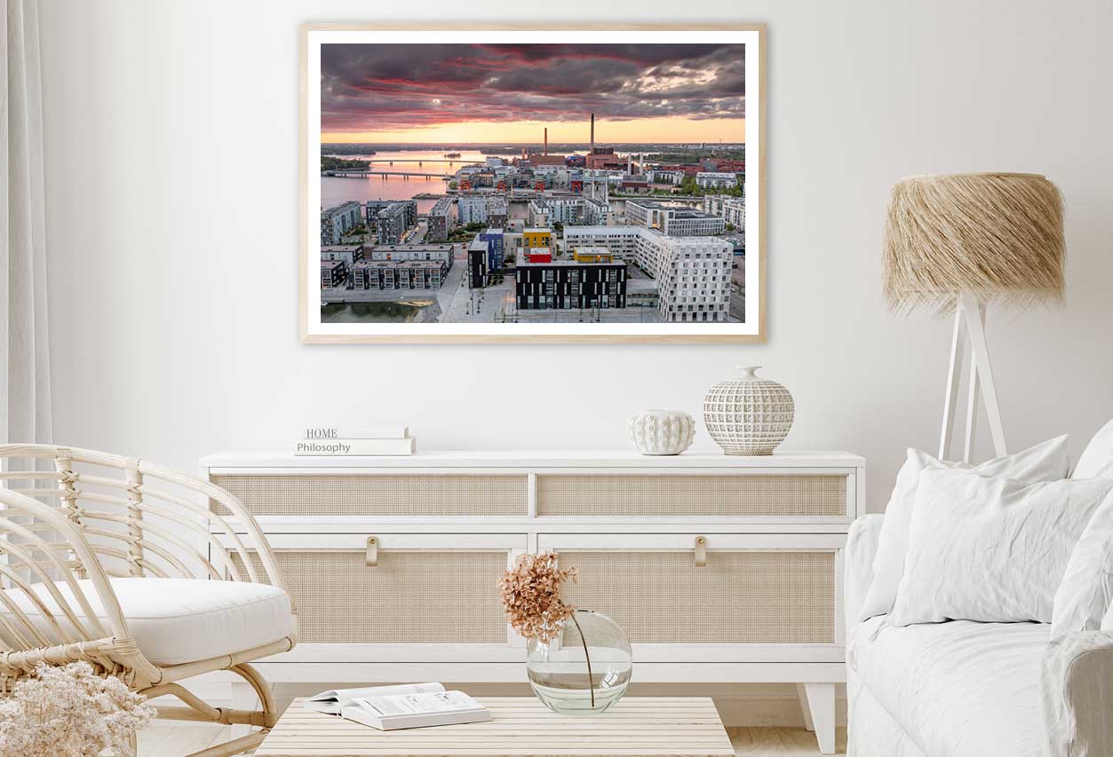 Jatkasaari & Ruoholahti Helsinki View Photograph Home Decor Premium Quality Poster Print Choose Your Sizes