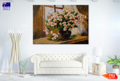 Flower Bunch Oil Painting Art Design Print 100% Australian Made