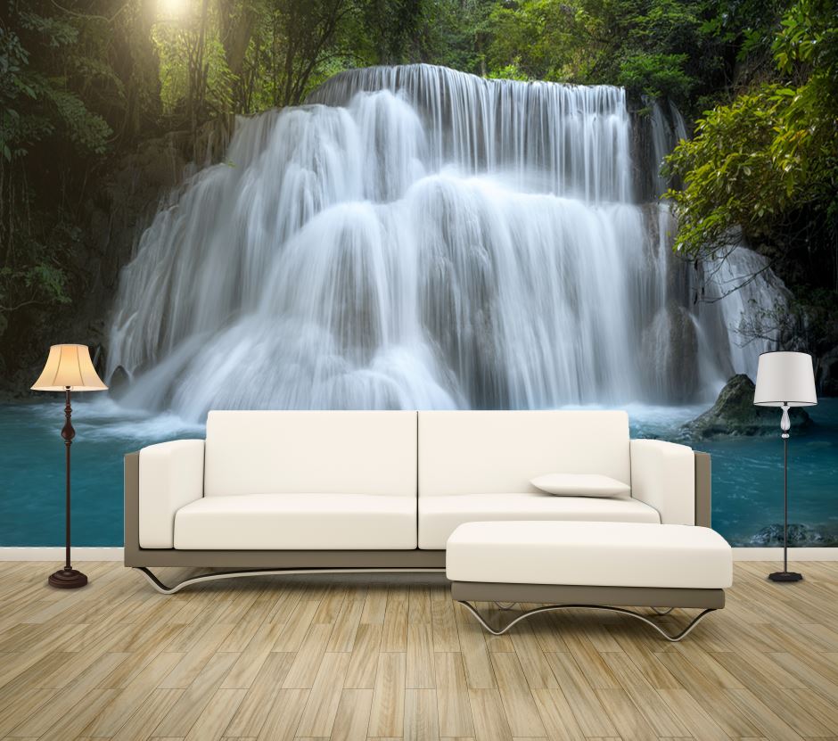 Wallpaper Murals Peel and Stick Removable Waterfall High Quality