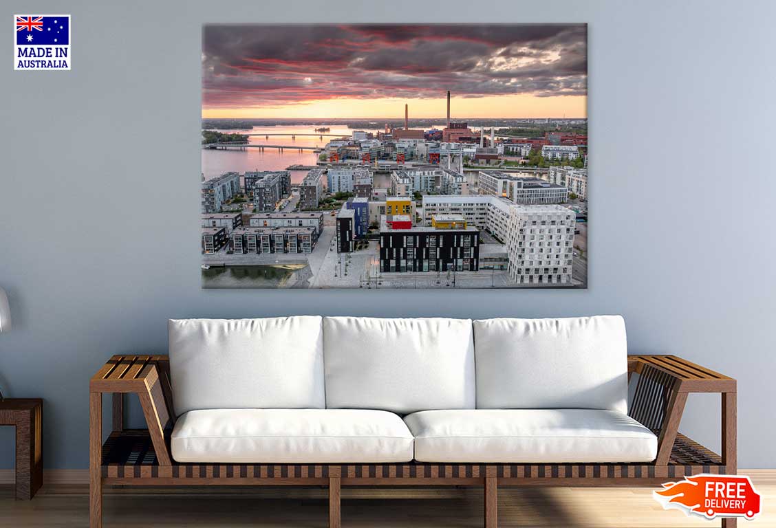 Jatkasaari & Ruoholahti Helsinki Photograph Print 100% Australian Made