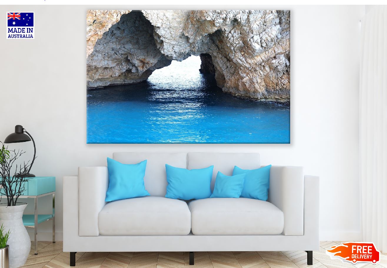 Mediterranean Sea View Photograph Print 100% Australian Made