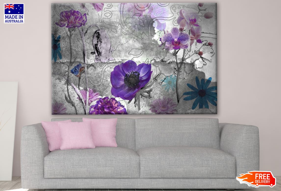 Floral Design Print 100% Australian Made
