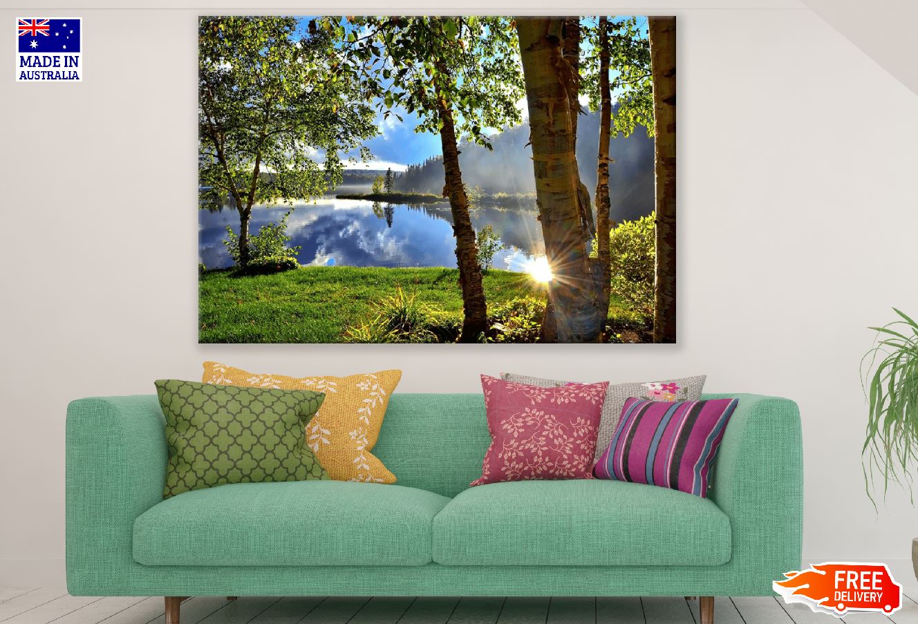 Forest Summer Landscape Photograph Print 100% Australian Made