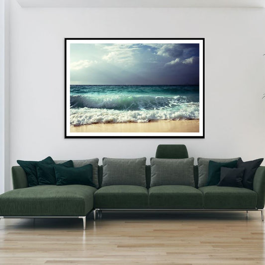 Stunning Sea Scenery Photograph Home Decor Premium Quality Poster Print Choose Your Sizes