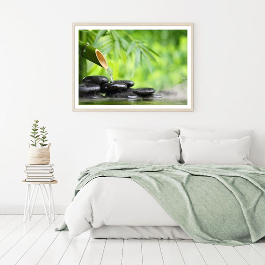 Bamboo Tree & Zen Stones Home Decor Premium Quality Poster Print Choose Your Sizes