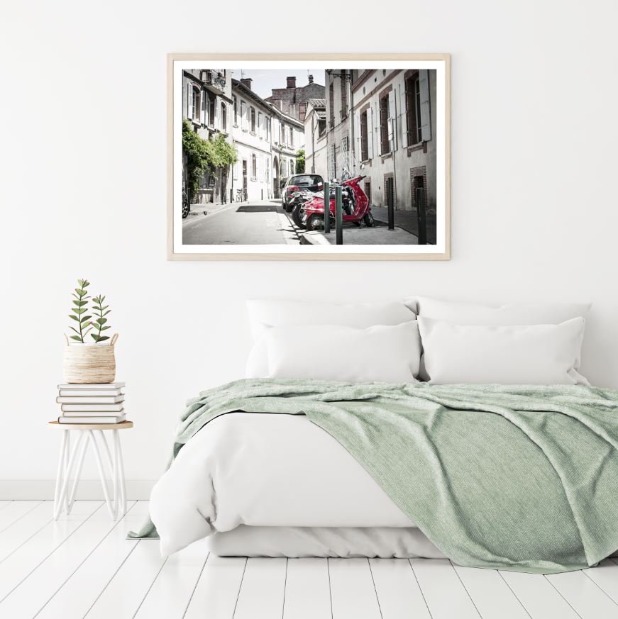 Vehicle on Street Photograph Home Decor Premium Quality Poster Print Choose Your Sizes