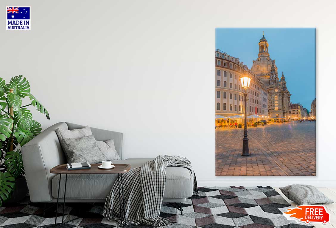 Lutheran Church View Photograph in Dresden Print 100% Australian Made