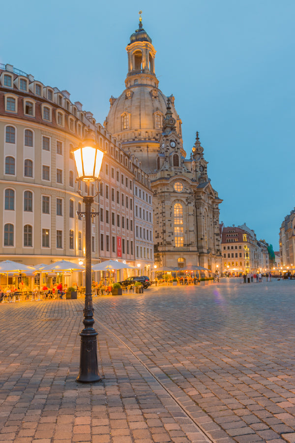 Lutheran Church View Photograph in Dresden Home Decor Premium Quality Poster Print Choose Your Sizes