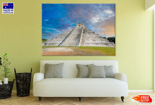 Chichen Itza Mayan Ruins Pyramid Photograph Print 100% Australian Made