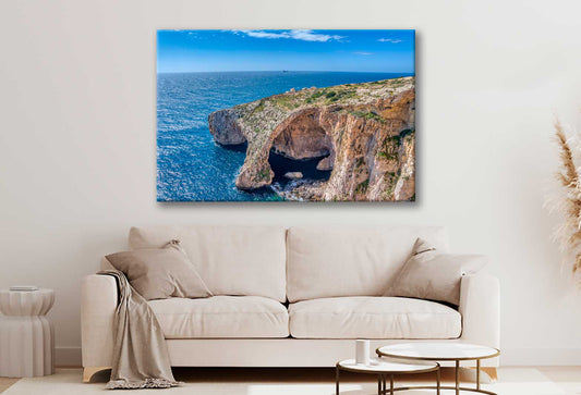 Bella Home Blue Grotto & Nature Landmarks Print Canvas Ready to hang