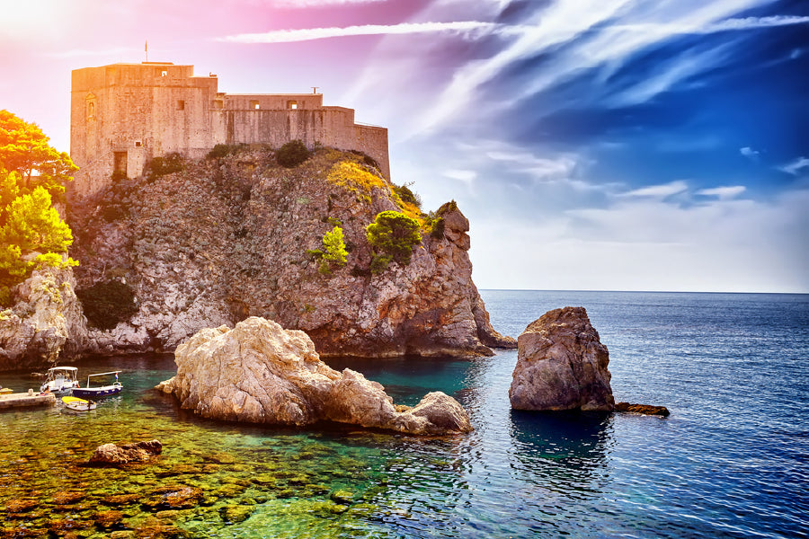 Fort Lovrijenac View Photograph in Dubrovnik Print 100% Australian Made