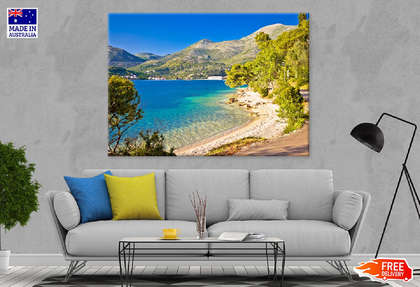 Adriatic Sea View Photograph Croatia Print 100% Australian Made