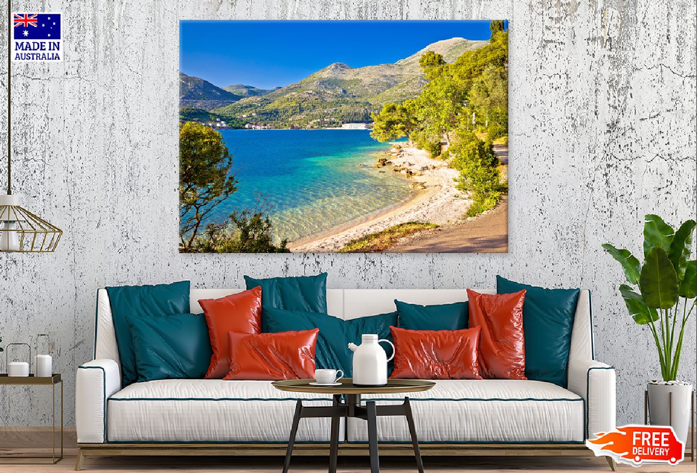 Adriatic Sea View Photograph Croatia Print 100% Australian Made