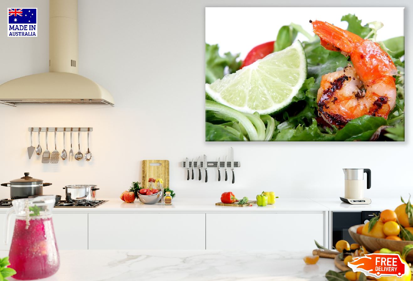 Lime and Shrimp Salad Photograph Print 100% Australian Made