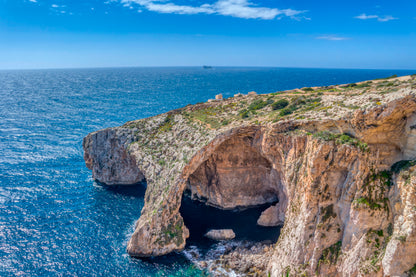 Bella Home Blue Grotto & Nature Landmarks Print Canvas Ready to hang