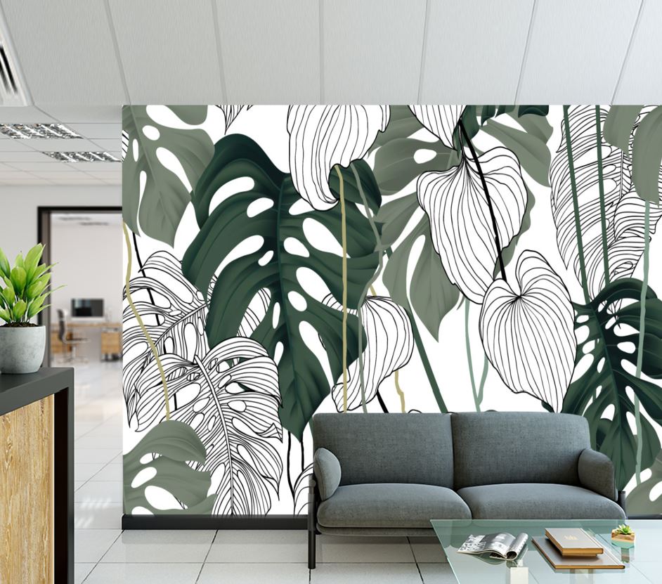 Wallpaper Murals Peel and Stick Removable Stunning Leafy Art High Quality