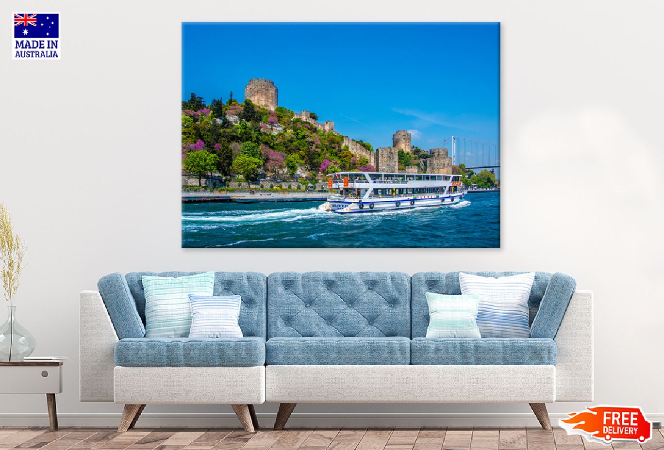 Istanbul Bosphorus View Photograph in Turkey Print 100% Australian Made