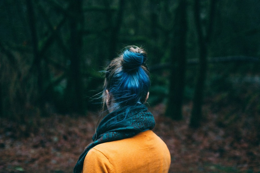 Girl with Funky Color Hair Photograph Print 100% Australian Made