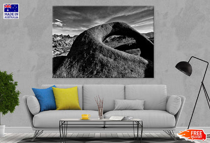 Alabama Hills B&W View Photograph California Print 100% Australian Made